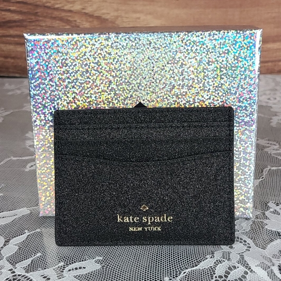 Kate Spade Lola Glitter Crossbody w/Card Holder - Picture 7 of 9